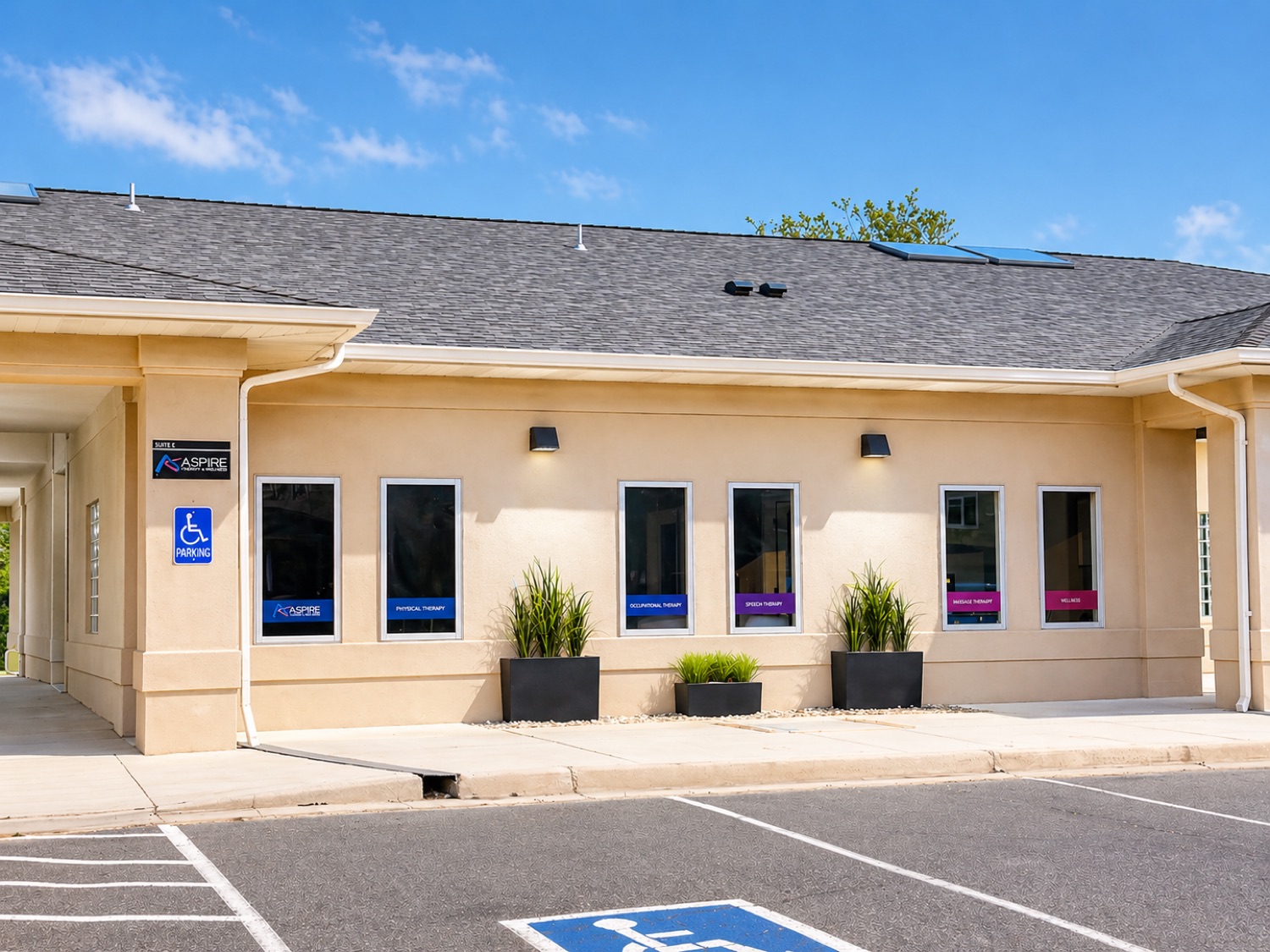 ASPIRE Outpatient Clinic exterior in Louisville, CO — 1371 Hecla Drive, Suite E